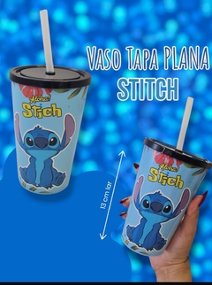 Vaso tapa plana stitch