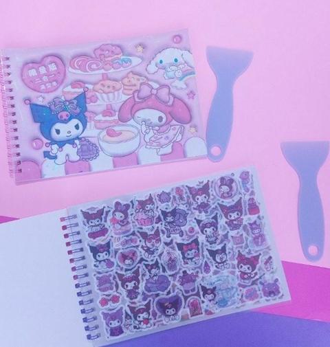 Álbum de Sticker Sanrio (Stickers + hojas para pegar)