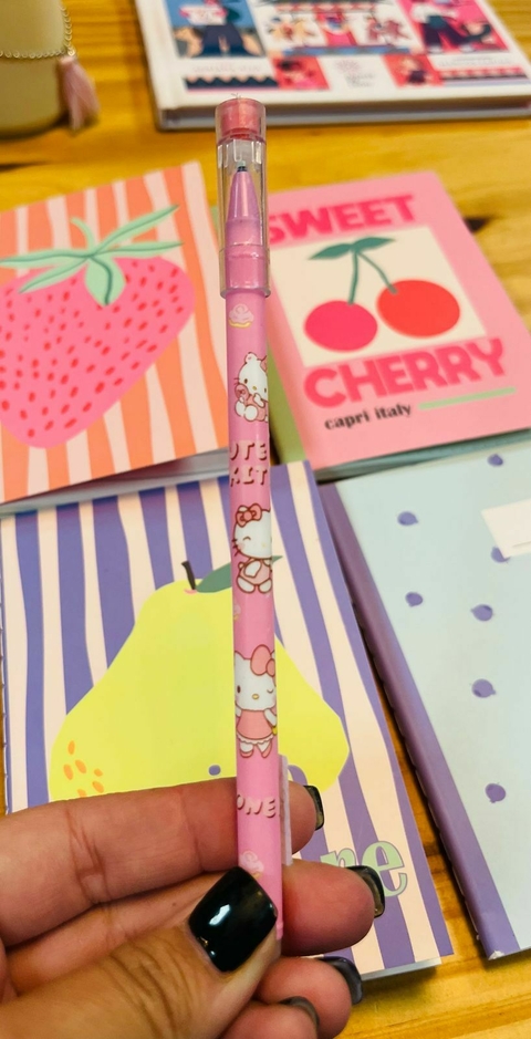 Lapicera borrable kitty