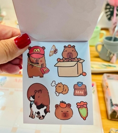 Cuaderno sticker capybara - tienda online