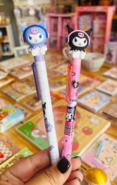 Lapicera kuromi auriculares