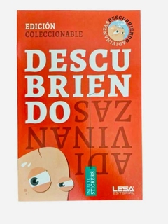 LIBRO DESCUBRIENDO ADIVINANZAS C/STICKER ROJO LESA EDITORIAL en internet