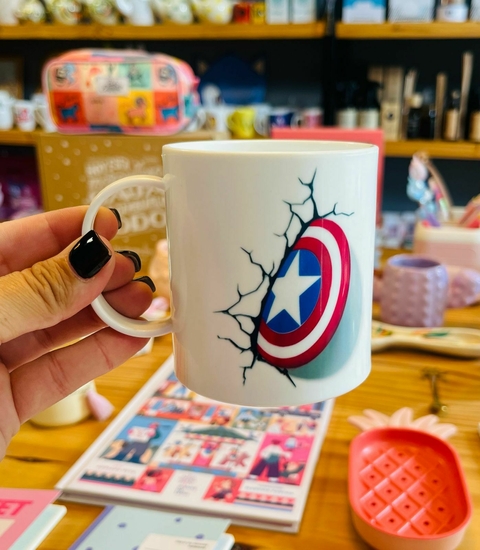 Taza melamina superhéroe