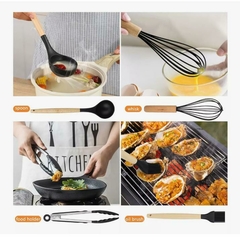 Set de Utensilios de Cocina de Silicona (11 piezas)