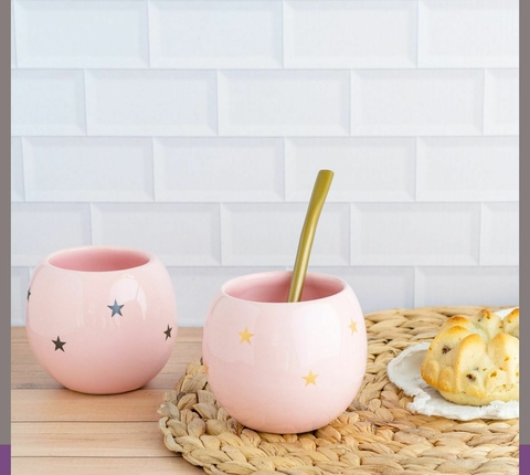 Mate esfera estrella dorada