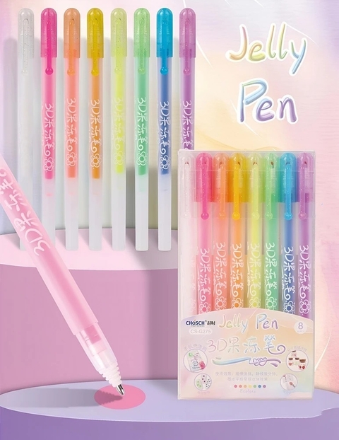 Set x 8U. Birome de Gel "CHOSCH"