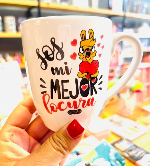 Taza “sos mi mejor locura”
