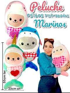 Peluche ositos disfrazados marinos - Olivia Almacén de Curiosidades