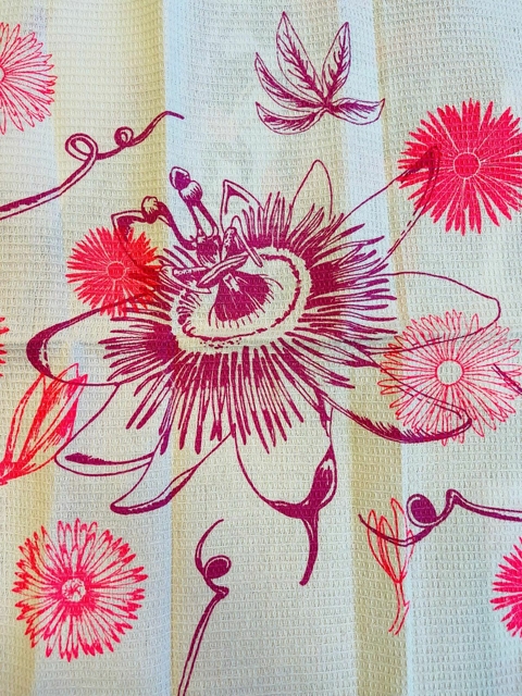 Repasador flores rosas