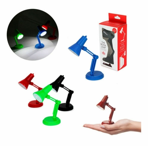 Lampara De Lectura Luz Led Velador Para Libro Clip Broche
