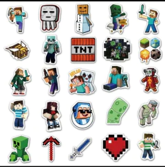 Minecraft 50 piezas Pegatinas-stickers en internet
