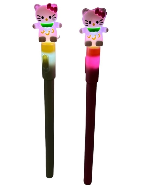 Lapicera kitty con luz