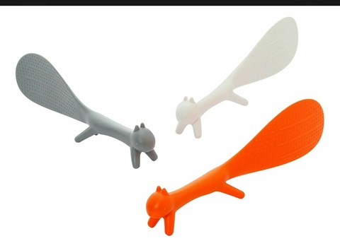 Cuchara De Arroz Con Forma De Ardilla De 3 Piezas, Creativas