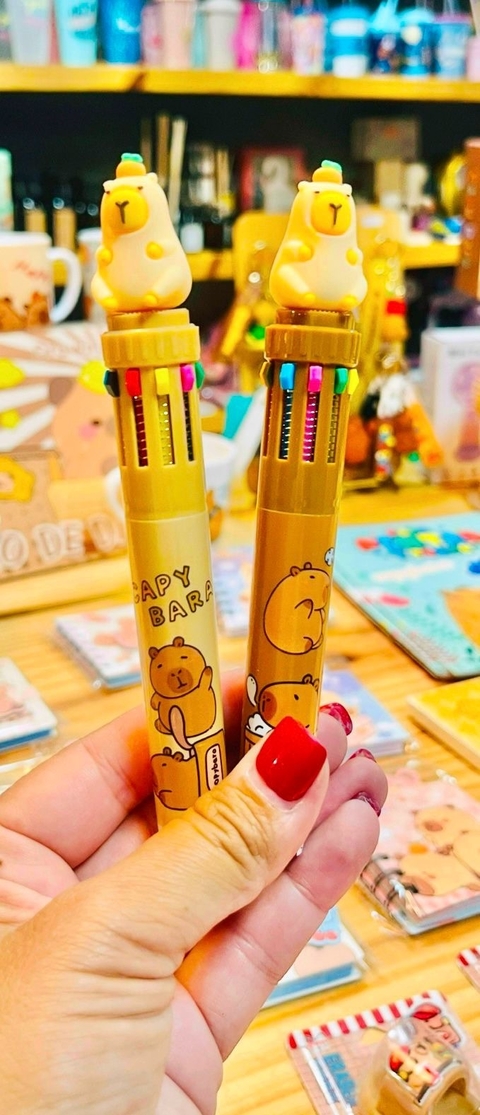 Lapicera colores Capybara