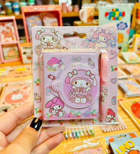Libreta más bolígrafo my melody Sanrio