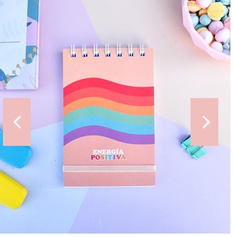 BLOCK NOTAS ANILLADA CON ELASTICO