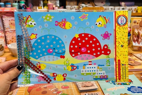 Lámina con strass para divertirse