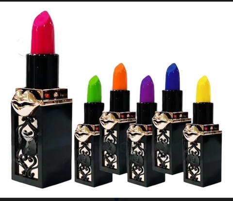 Labial fluor glow luz negra