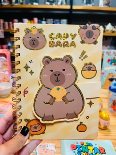 Cuaderno con espiral capybara