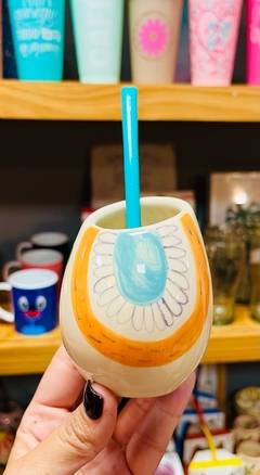 MATE OVALADO PINTADO A MANO - comprar online