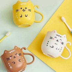 Tazas plasticas gatito - comprar online