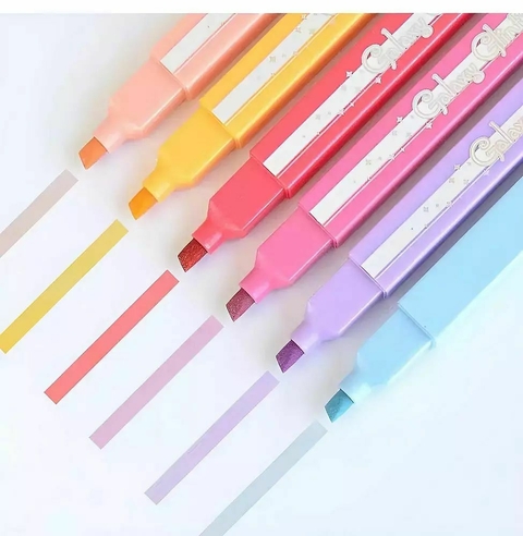 Fibras doble punta matte y glitter