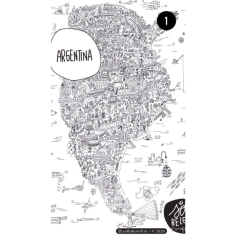 LÁMINA PARA PINTAR ARGENTINA