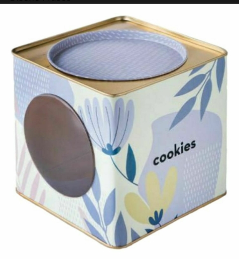 Lata con visor Cookies violeta