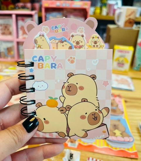 Mini libretas Capybara