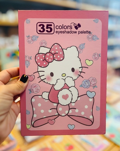 Paleta maquillaje 35 colores kitty