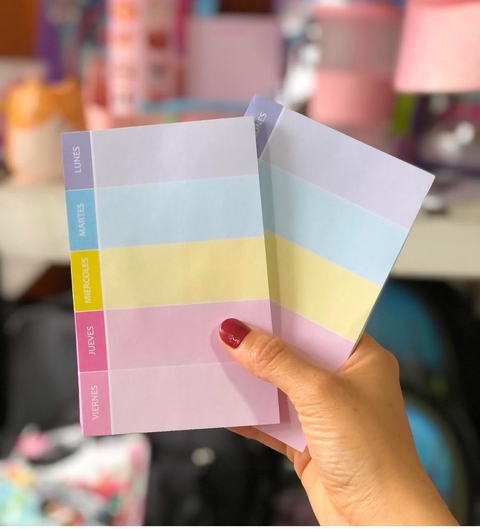 Block de nota semana