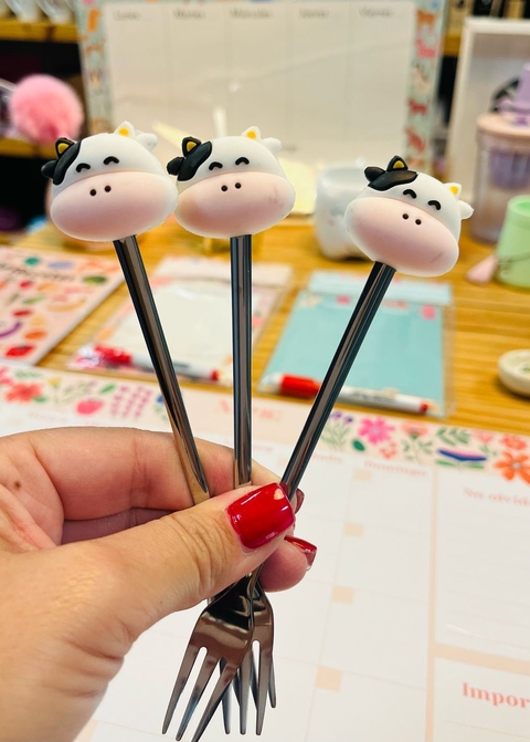 Tenedores acero vaca