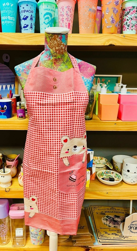 Delantal niños osito