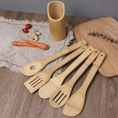 Cuchara de bambú natural