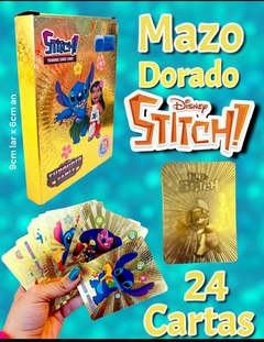 Mazo cartas doradas stitch