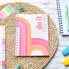 Cuaderno A 5 tapa flexible YO CAN DO IT