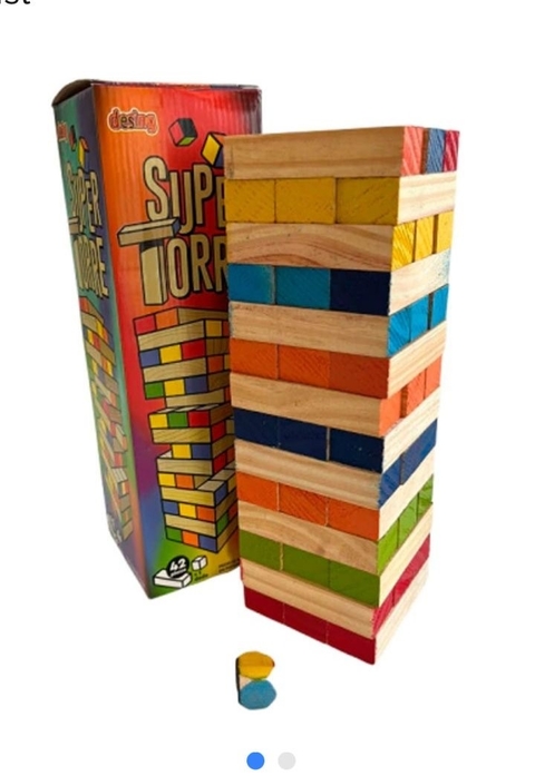Torre yenga Colores De Madera 29cm