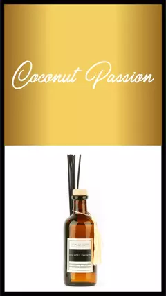 DIFUSOR 200 ml + 7 Varillas COCONUT