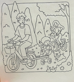 Libro de pintar girls family Tapa blanda 44 hojas - Olivia Almacén de Curiosidades