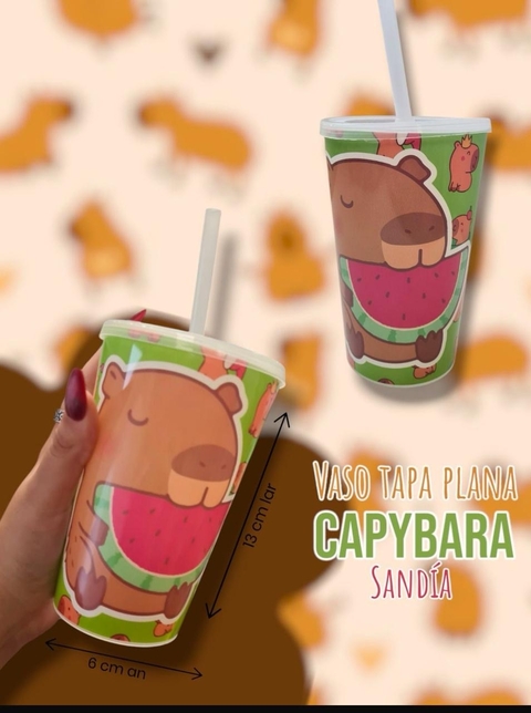 Vaso capybara sandia