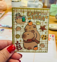 Cuaderno sticker capybara - comprar online