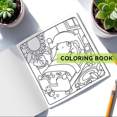 Libro para colorear 24 páginas Capybara - comprar online