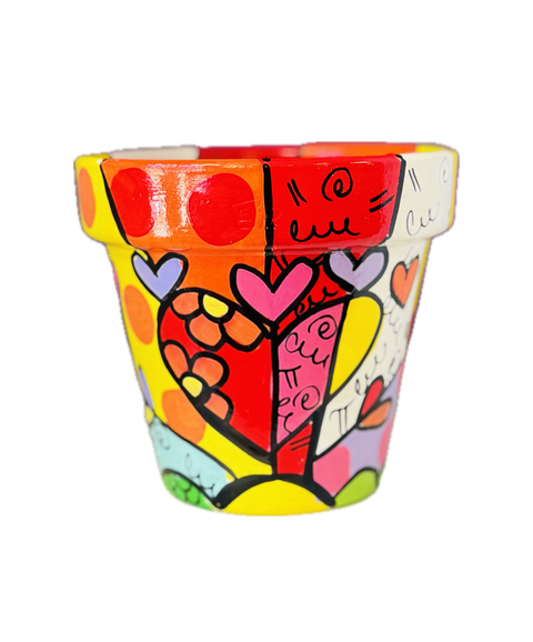 Maceta corazones N12