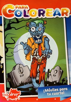 Libro para colorear zombie