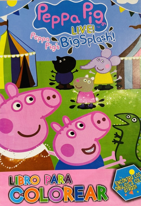 Libro para colorear peppa pig