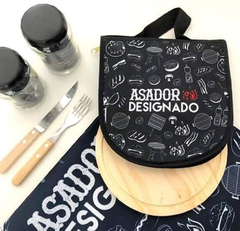 Estuche asado “asador designado”