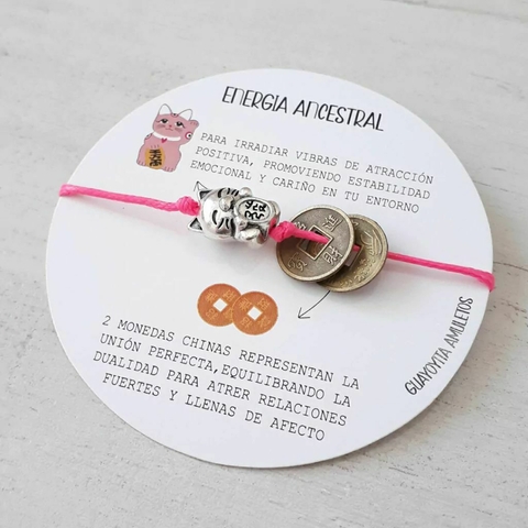 PULSERA ENERGIA ANCESTRAL ROSA