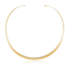 Choker Grossa Dourada - comprar online