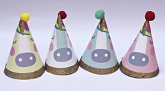 Bonetes Unicornio x 8 un
