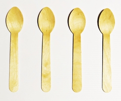 Cucharas de Madera Ecológica x 10 un